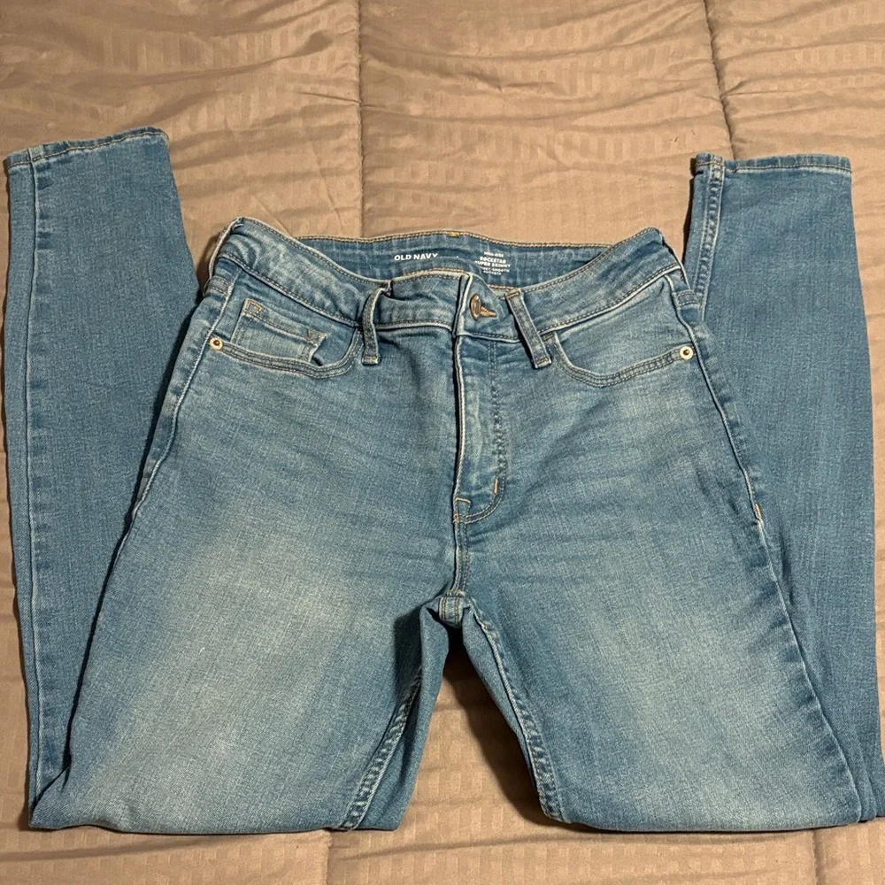 OLD NAVY High-Rise Rockstar Super Skinny Size 4 - Picture 1 of 9